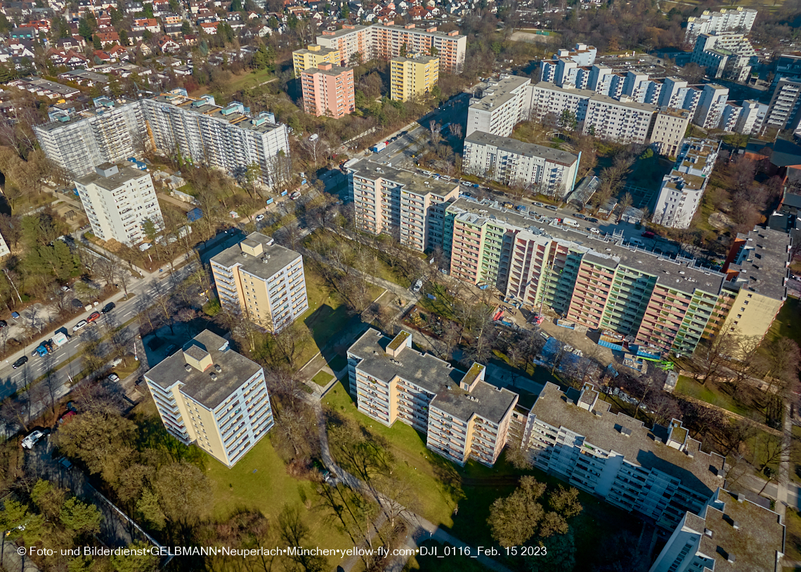 15.02.2023 - Sanierung an der Kurt-Eisner-Straße in Neuperlach